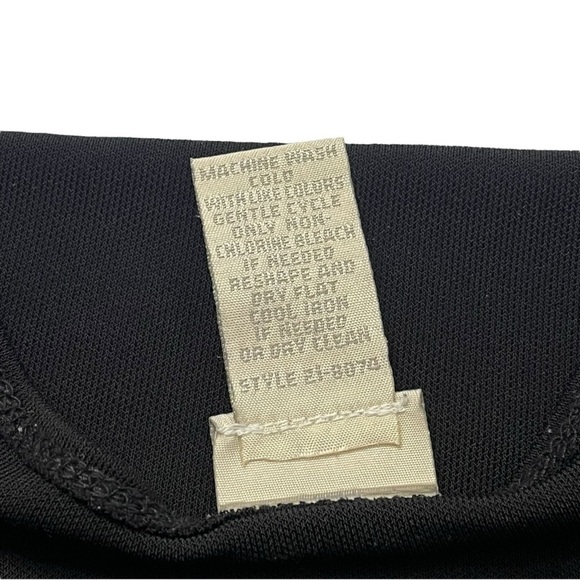 J. Jill Classic Black Jersey Midi Dress sz LP - Picture 4 of 10